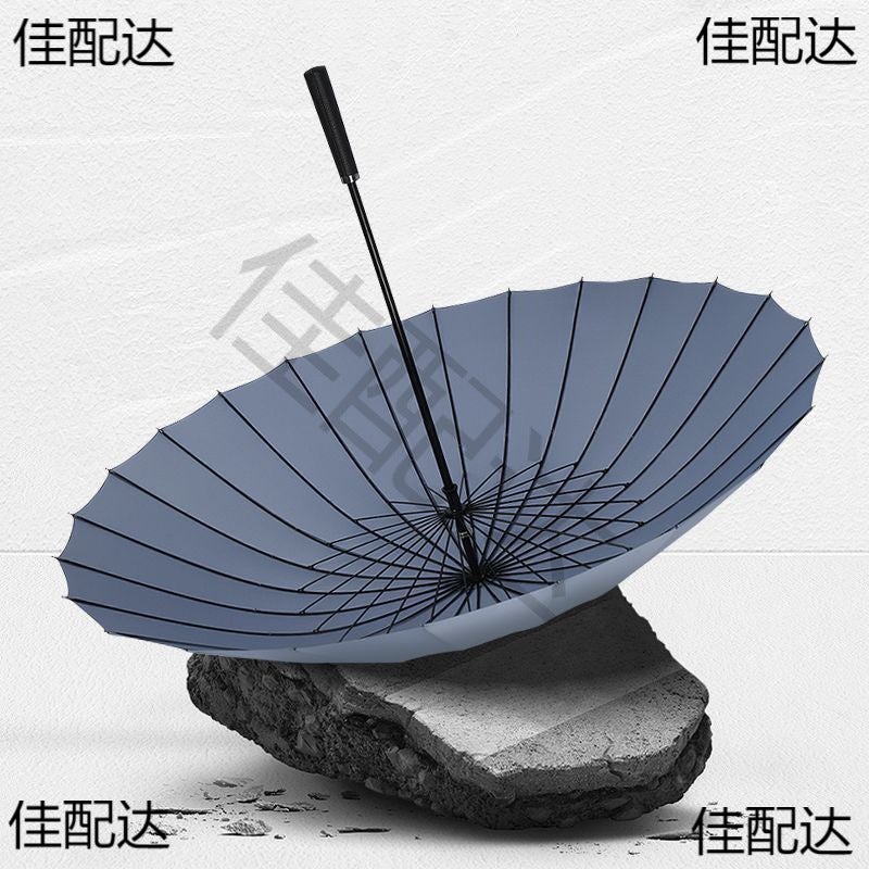 Meidu 24-Bone Large Windproof Umbrella Long Handle Men'S Business Sunny Umbrella Straight Retro Unisex Double Umbrella - Image 5